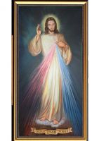 Obraz  Jezusa Miłosiernego-wym.190cm-100cm